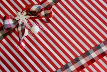 red and white striped wrapping paper 