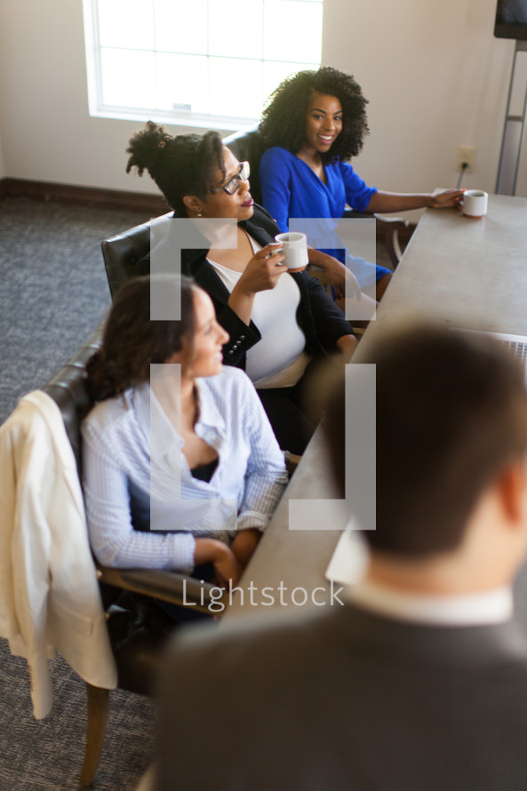 business meeting in a conference room 