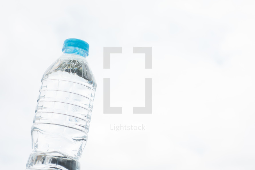 water bottle against a white background 