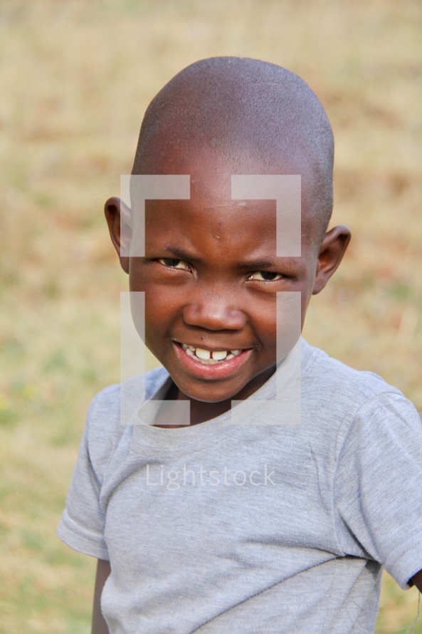 smiling young boy 
