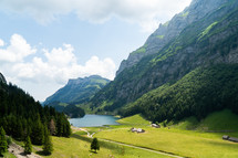Alpine Lake in Switzerland 