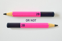 Phrase To be, or not to be From Pink Pencils