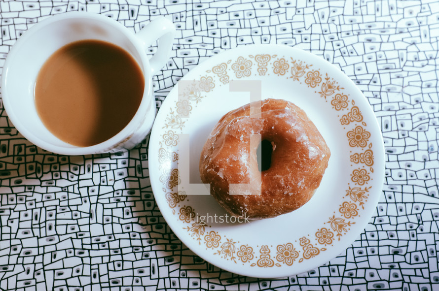 coffee and donut 