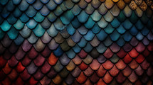 Dragon scales background. 