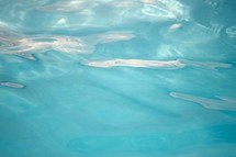 sparkling clear and teal water nature background for baptism - refresh and renewal