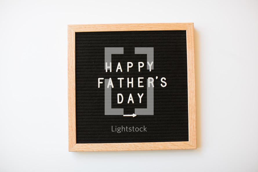 Happy Father's Day sign 
