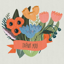 thank you with flowers 