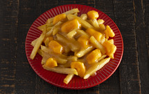 French fries and cheese curds 