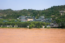 muddy river in China 