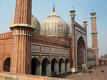 Entrance of a mosque.