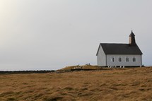 Isolated Islandic Church 