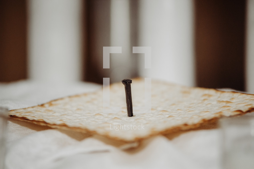 nail in unleavened bread