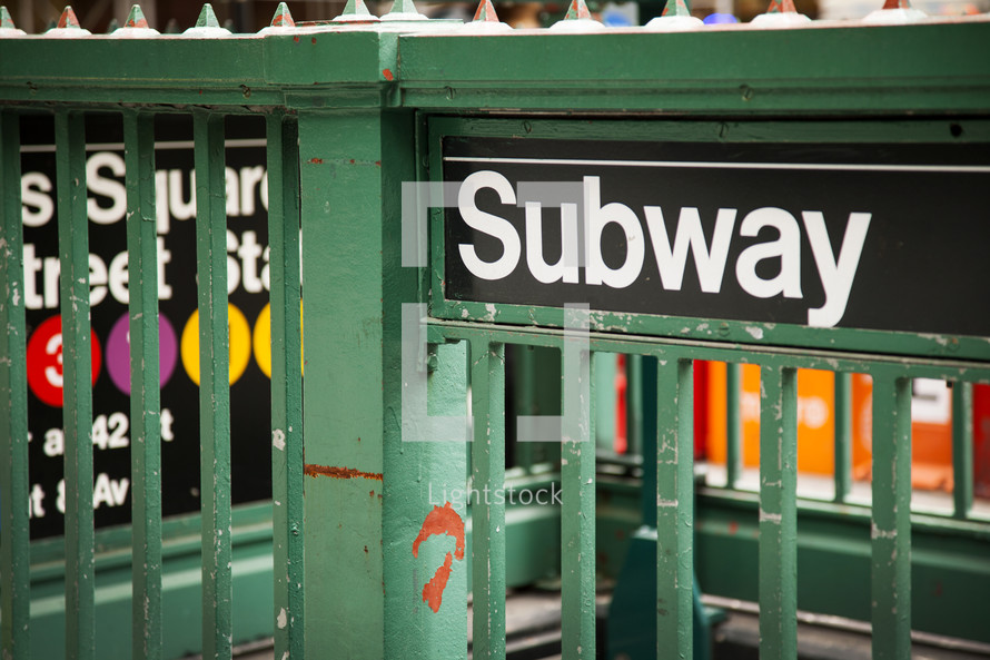 subway sign