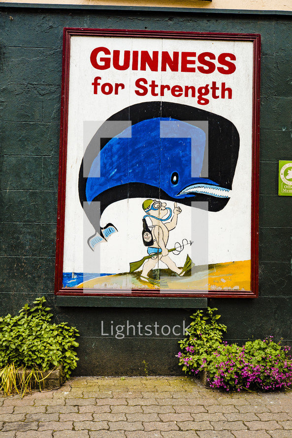 Guinness for Strength sign 