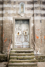 old door on a church 