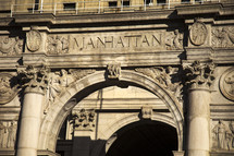 Manhattan sign