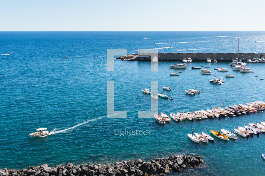 Harbor on the Amalfi coast