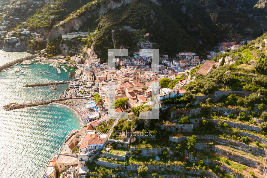 Ancient seaside village of Amalfi