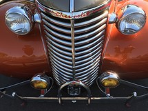 bumper of a vintage Chevrolet