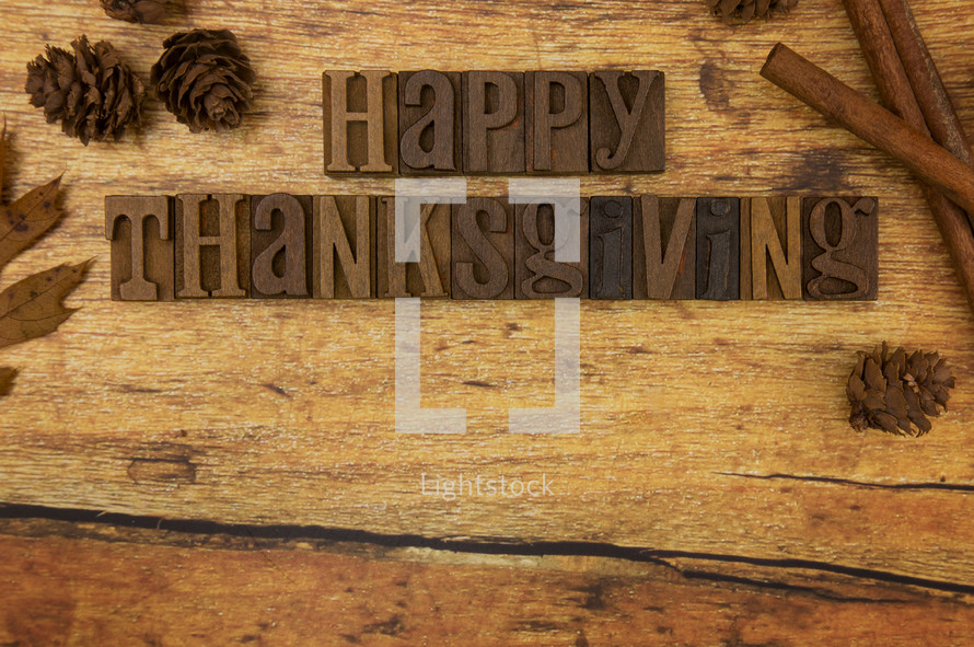 Thanksgiving Themed Background with Space to Add Text