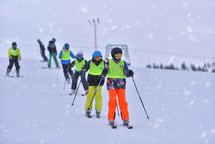 Kids Have Fun in the Snow at Ski School