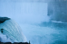 evening by Niagara falls