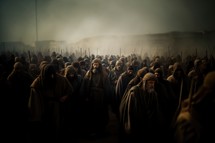 Exodus. Biblical scene