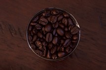 jar of coffee beans 