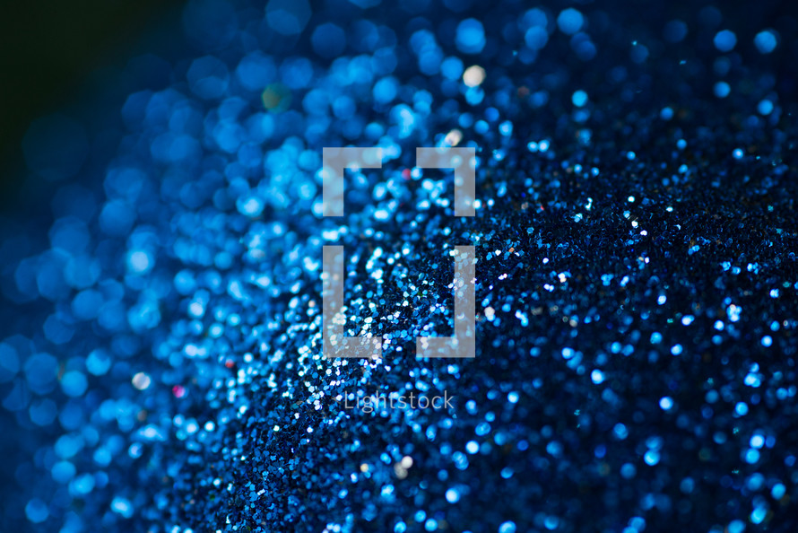 Blue glitter background