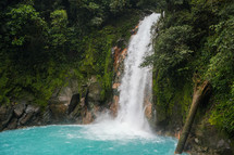 Bright Blue Water in Costa Rica 