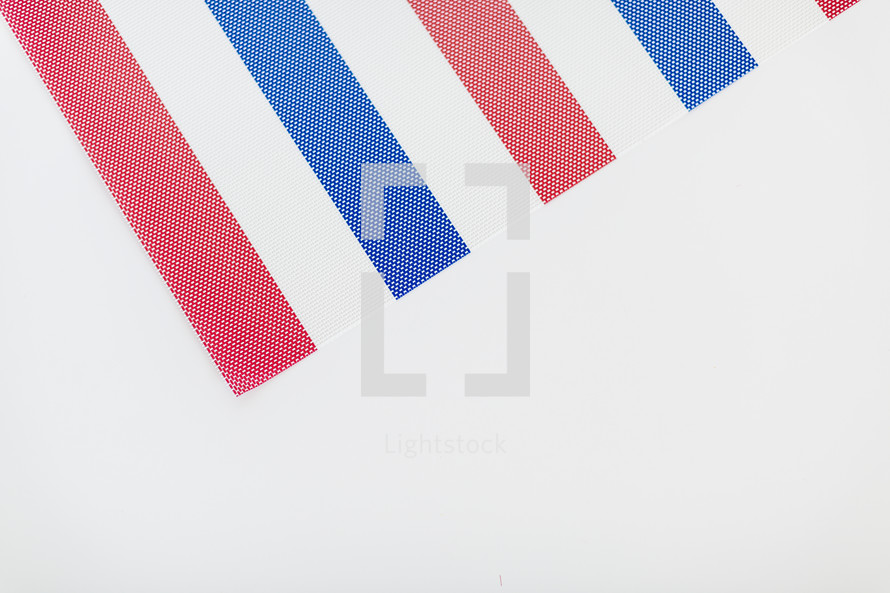 red, white, and blue stripes 