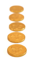 gold coins in a row 