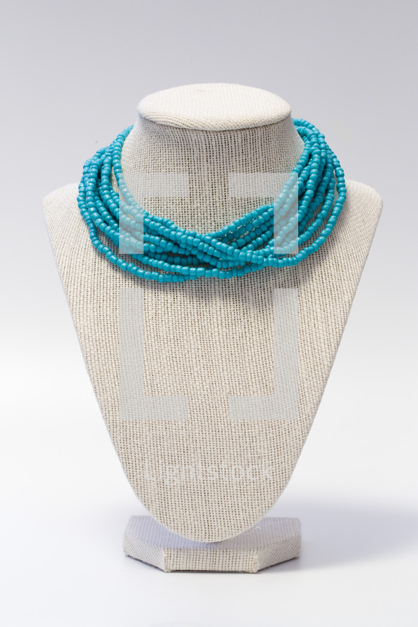 turquoise beaded necklace 