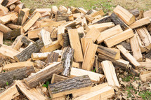 cut firewood 