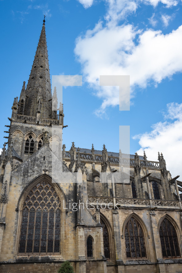 Notre-Dame Carentan, Normandy France August 14 2023.