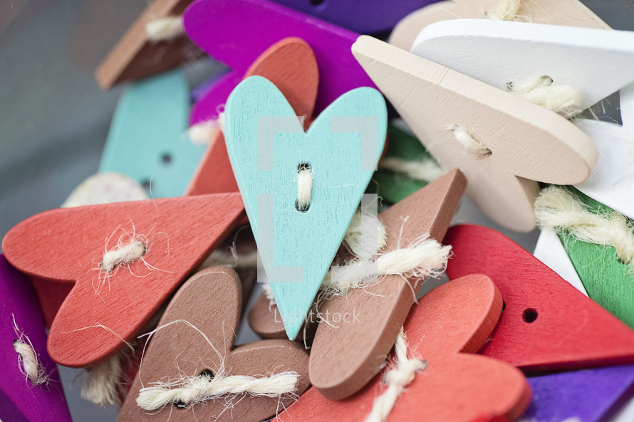 wooden hearts 