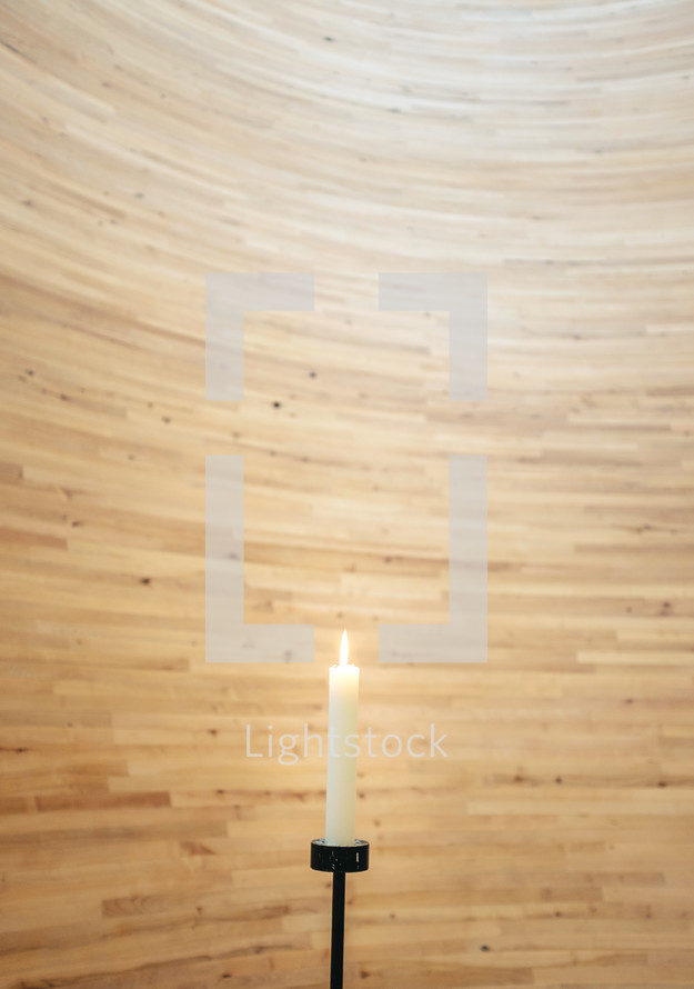 candle in a church 