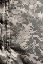 camouflage uniform closeup 