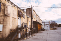back entrance and alley