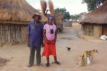 husband and wife in Africa 