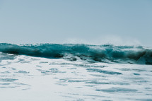 waves and sea foam