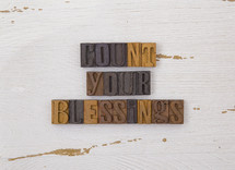 count your blessings 