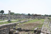 ruins of an historical site 
