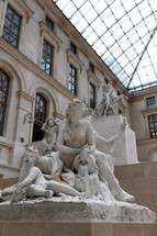 sculpture in the Louvre  