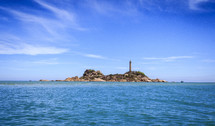 lighthouse on an island 