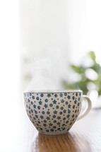 tea cup on a table 