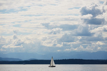 sailboat on a lake 