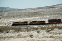 train through the desert 