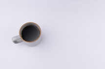 coffee mug on a white background 