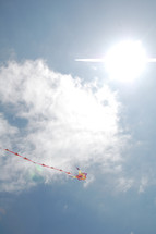 flying a kite